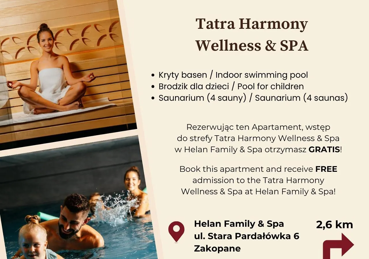 WHY NOT Apartament Bogówka 12A/2 obok Skoczni Zakopane